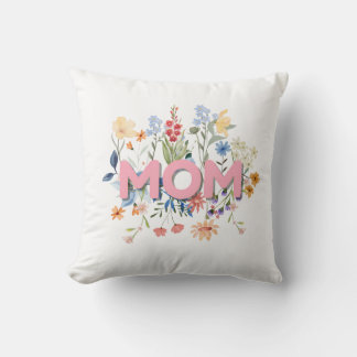 Happy Mother’s Day Throw Pillow | Cute Gift 
