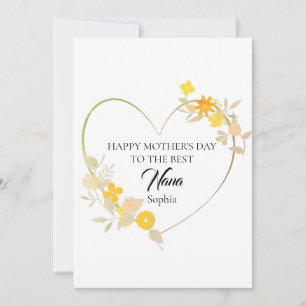 Happy Mother’s Day to the Best Nana Card