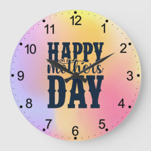 Happy Mother's Day-11344 Large Clock
