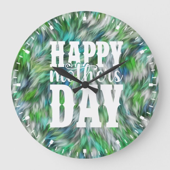 Happy Mother's Day-11344 Large Clock (Front)