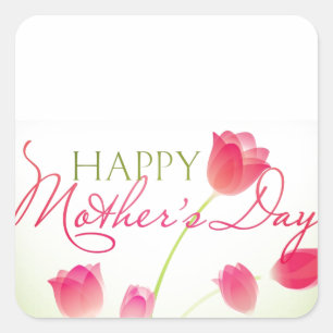 Happy Mothers Day 2013 Square Sticker