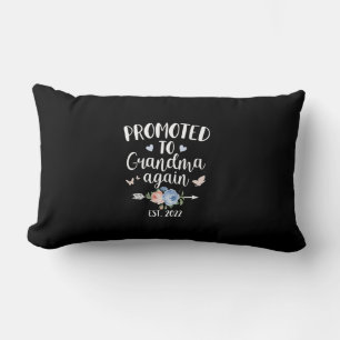 Happy Mother's Day 2022 Promoted To Grandma Again Lumbar Cushion