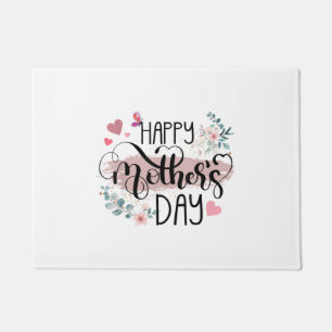 Happy Mother's Day 2025 Cute Floral for Women Mum Doormat