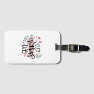 Happy Mother's Day 2025 Cute Floral for Women Mum Luggage Tag