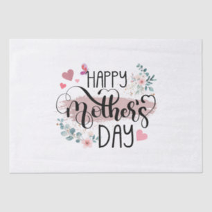 Happy Mother's Day 2025 Cute Floral for Women Mum Tissue Paper