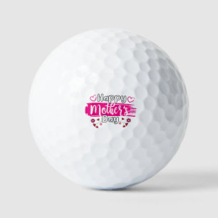 Happy Mother's Day 2025 Tshirt for Women Mum Grand Golf Balls