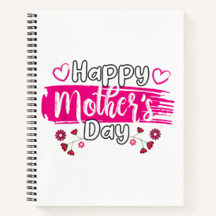 Happy Mother's Day 2025 Tshirt for Women Mum Grand Notebook