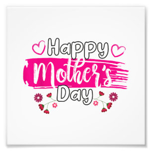 Happy Mother's Day 2025 Tshirt for Women Mum Grand Photo Print