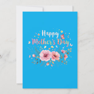 Happy Mother's Day 2026 Cute Floral for Women Mum Invitation