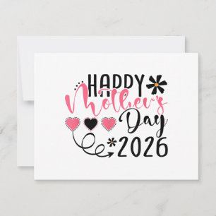 Happy Mothers Day 2026 for Women Mum Grandma Mothe Invitation