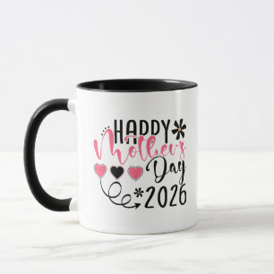 Happy Mothers Day 2026 for Women Mum Grandma Mothe Mug