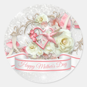 Happy Mother's Day 2 Classic Round Sticker