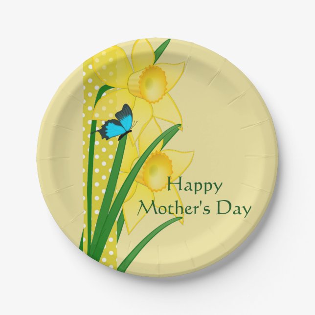Happy Mother's Day 7 Inch Paper Plate (Front)