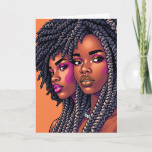 Happy Mother's Day Afrocentric Blacknificent Sista Card