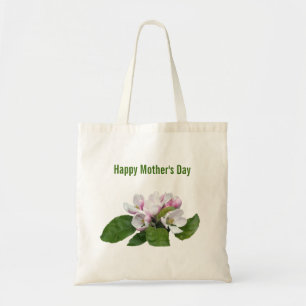 Happy Mother's Day apple blossom Tote Bag