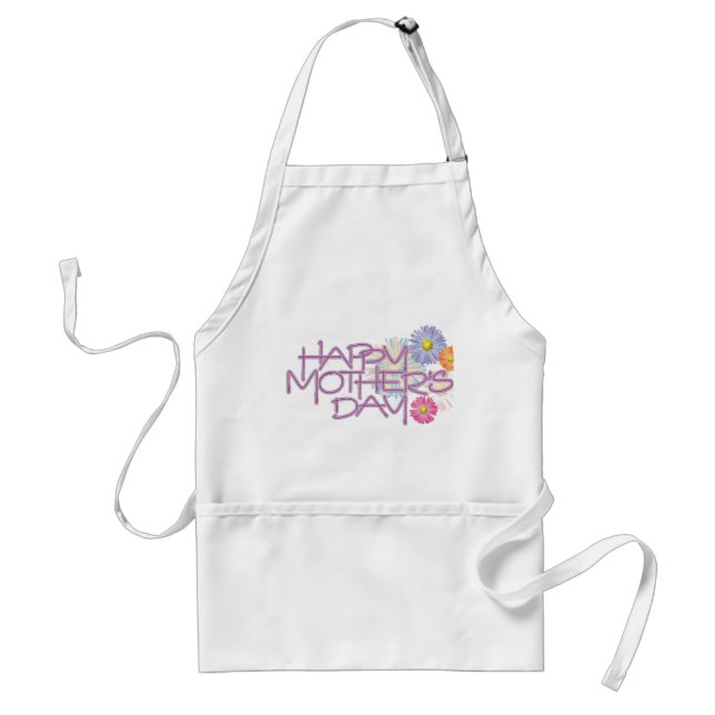 Happy Mother's Day Apron for mum, Mothers Day Gift (Front)