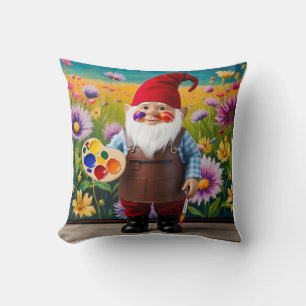 Happy Mother's Day: Artistic Gnome's Creation Cushion