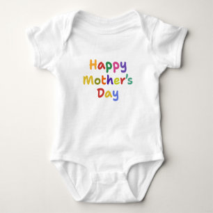 Happy Mother's Day Baby Bodysuit