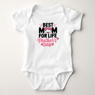 Happy Mothers Day Baby Bodysuit