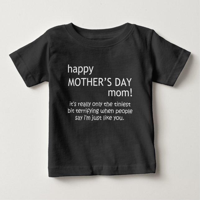 happy mother's day baby T-Shirt (Front)