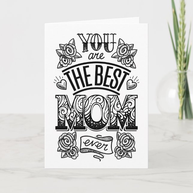 Happy Mother's Day | Best Mum Ever Card (Front)