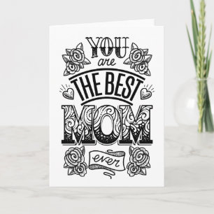 Happy Mother's Day   Best Mum Ever Card