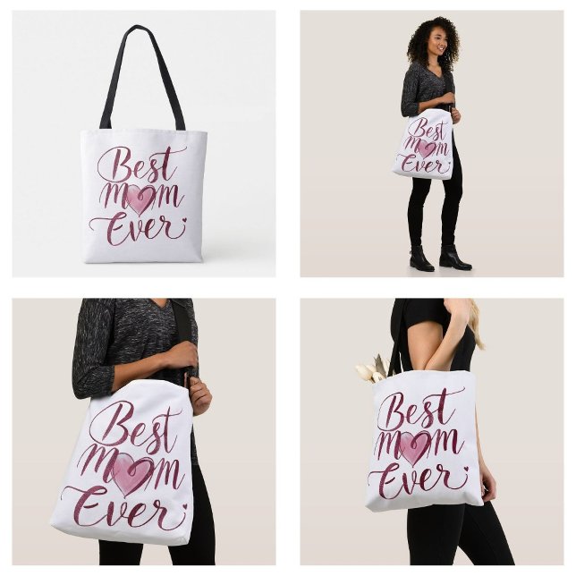 Happy Mother's Day Best Mum Ever Tote Bag (Happy Mother's Day Best Mom Ever tote bags)
