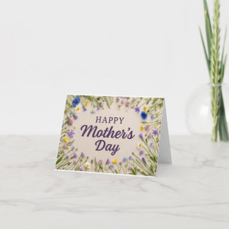 Happy Mother's Day - Blank inside Greeting Card