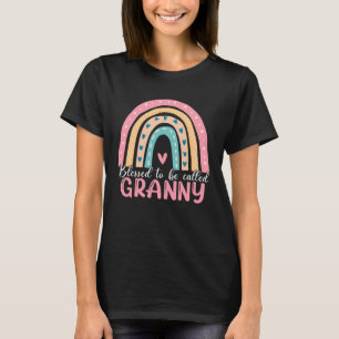 Happy Mothers Day Blessed To Be Called Granny Rain T-Shirt