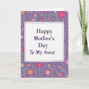 Happy Mothers Day Bloom Art Card