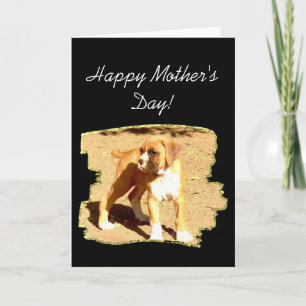 Happy Mother's Day Boxer Greeting card