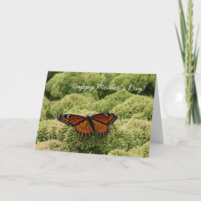 Happy Mother's Day Butterfly Card (Front)
