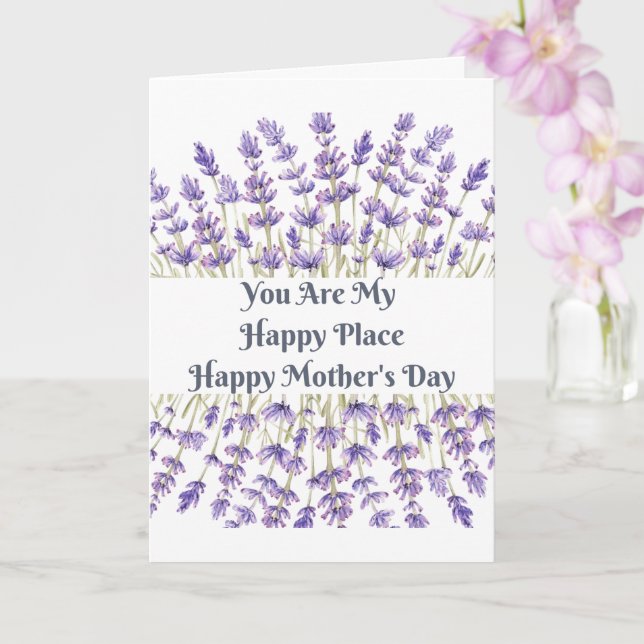 Happy Mother's Day Card (Orchid)