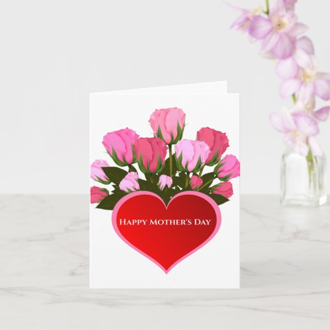 Happy Mother's day Card (Orchid)