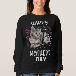 Happy Mother's Day Cat Cute Kitten Mum Women undef Sweatshirt