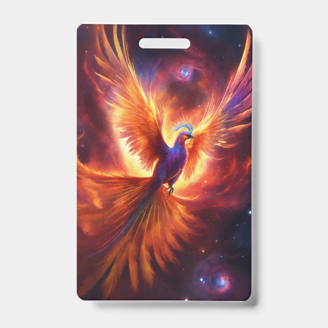 " Happy Mother's Day": Celestial Phoenix ID Badge (Front)