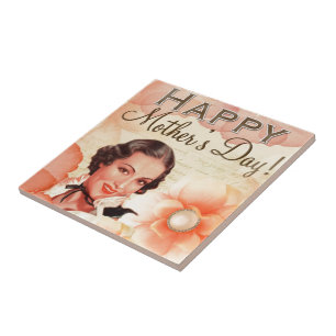 Happy Mother's Day Ceramic Tile