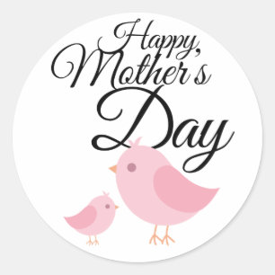 Happy mother's day! classic round sticker