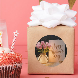 Happy Mother's Day Classic Round Sticker