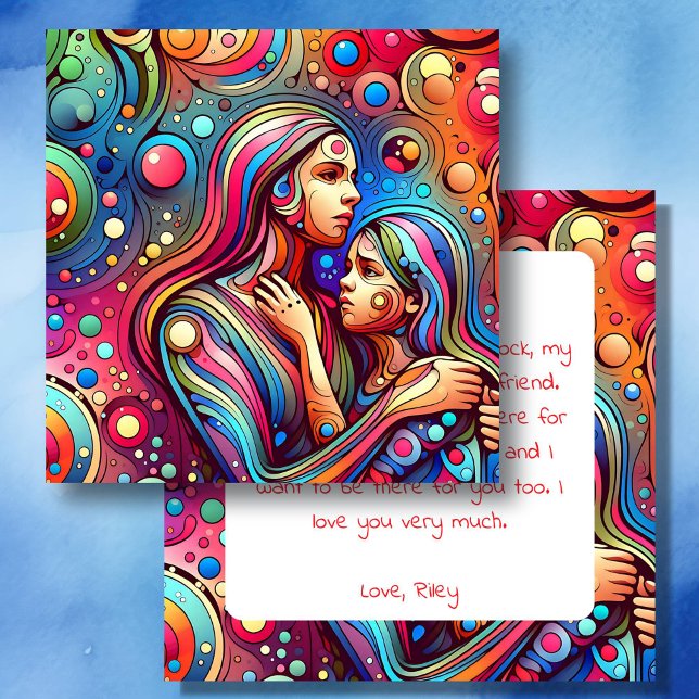Happy Mother's Day | Colourful Abstract Card (Creator Uploaded)
