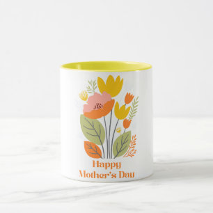 Happy Mother's Day Colourful Floral Bouquet Mug