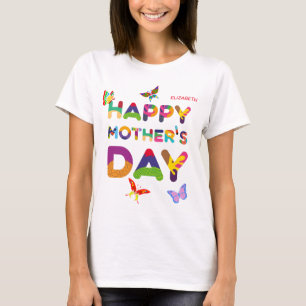 Happy Mother's Day Colourful T-Shirt