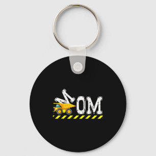 Happy mothers day cute construction kids for mom key ring