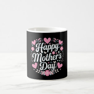 Happy Mother's Day Cute Floral Mum Grandma Coffee Mug