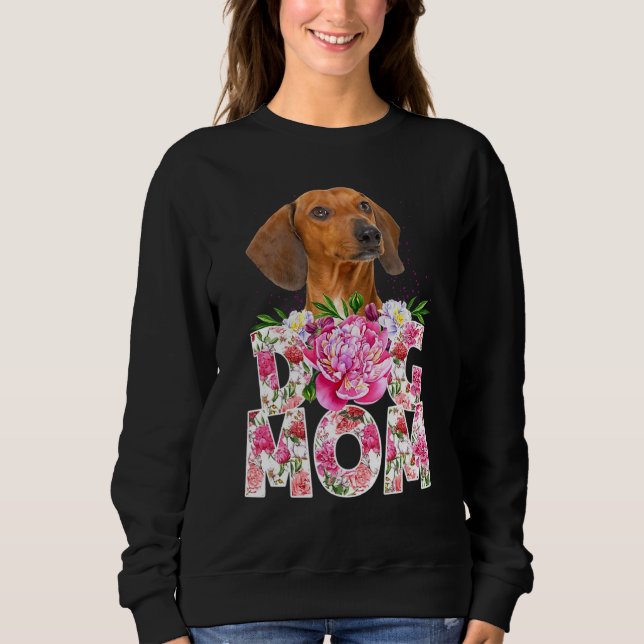 Happy Mother's Day Dachshund Dog Mum Dachshund Mam Sweatshirt (Front)