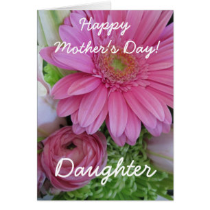 Happy Mother's Day-Daughter-Pink Floral