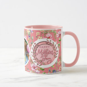 Happy Mother's Day Elegant Modern Photo Mug