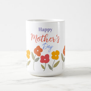Happy Mother's Day Floral Blooms Coffee Mug