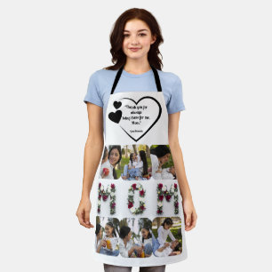 Happy Mother's Day Floral Custom Photo Apron