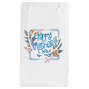 Happy Mother's Day Floral Frame   Gift Bag